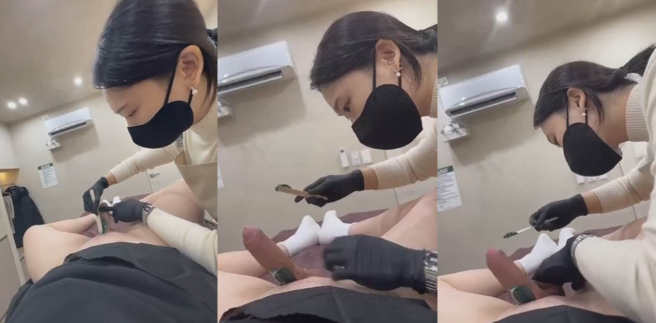 小伙体验美容院鸡巴脱毛 美容师手法娴熟 挑逗间小伙硬到爆炸 列腺液都流美容师手上了！ - 51吃瓜网-51吃瓜网