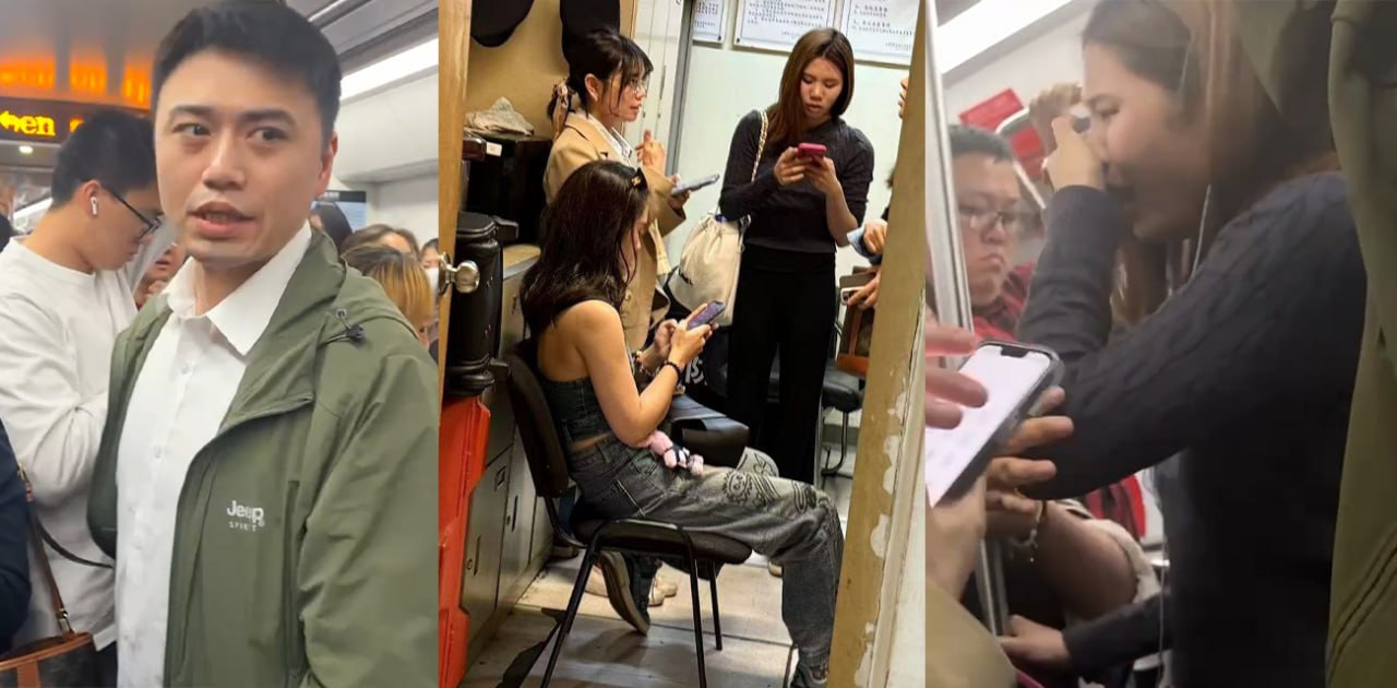 真实电车痴汉！上海地铁惊现变态 对着美女翘臀街射被当场发现 屁股上满是浓精 美女都被气哭了！ - 51吃瓜网-51吃瓜网