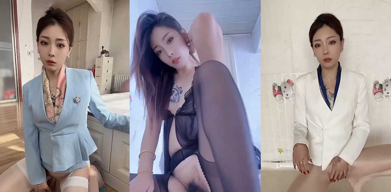 抖音性感网红 小梅 脸穴同框自慰视频 黑丝开裆揉穴自慰 骚浪母狗玩转情趣假屌high翻天 - 51吃瓜网-51吃瓜网