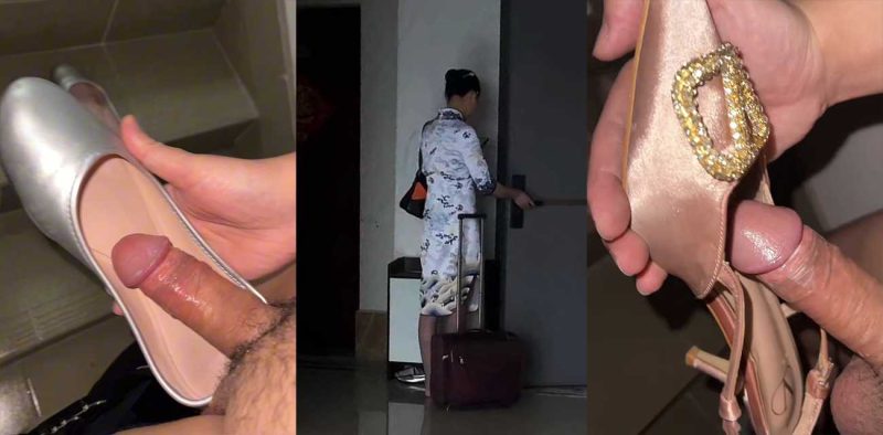 真实恋物癖打手枪系列！变态男趁着空姐出门 偷翻垃圾袋狂玩原味内衣 对着她穿过的鞋撸管！-51吃瓜网