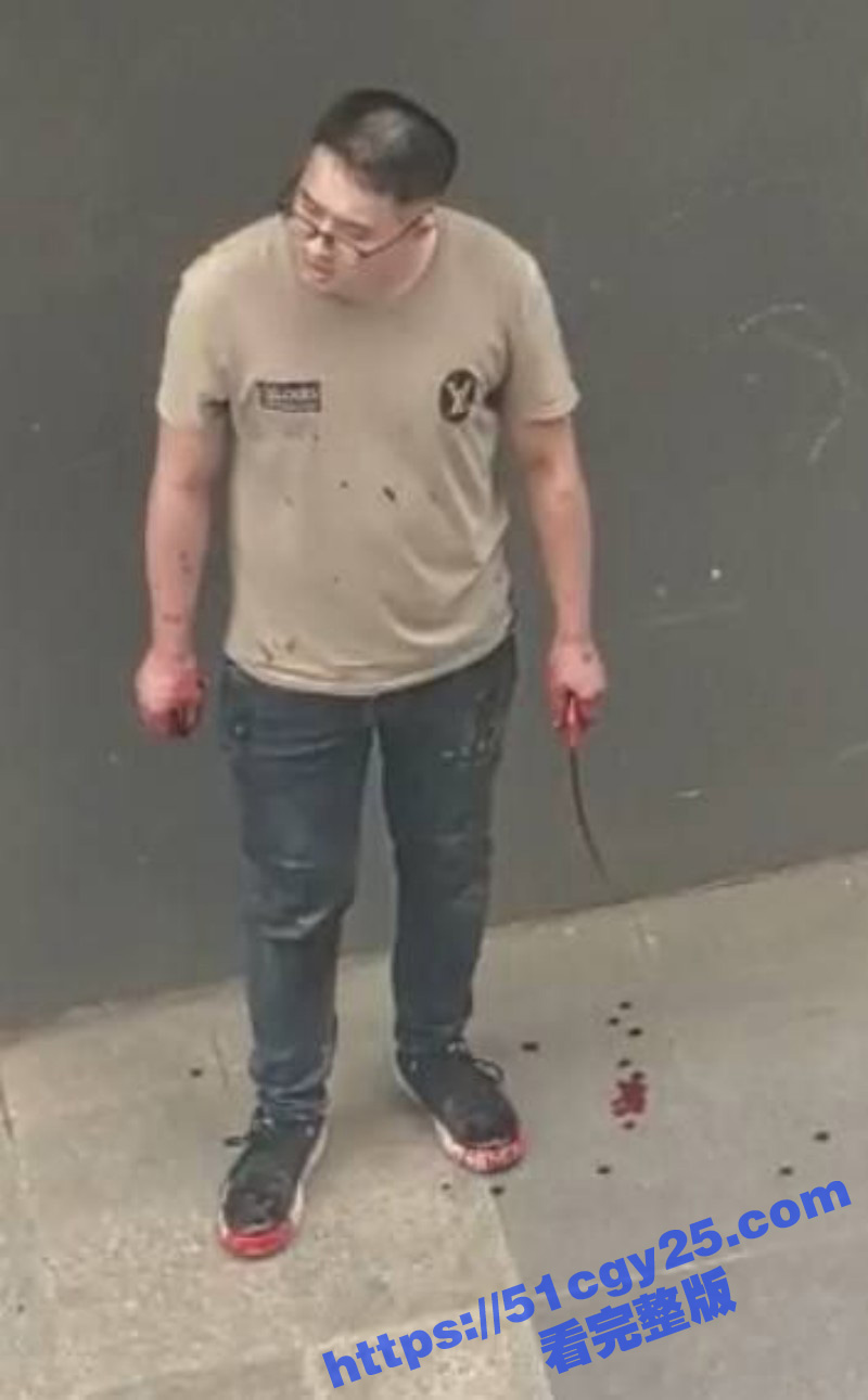 男子被荡妇戴绿帽心中愤慨 竟当街持刀杀妻 刀被捅弯后众人合力将其制服！ - 51吃瓜网-51吃瓜网