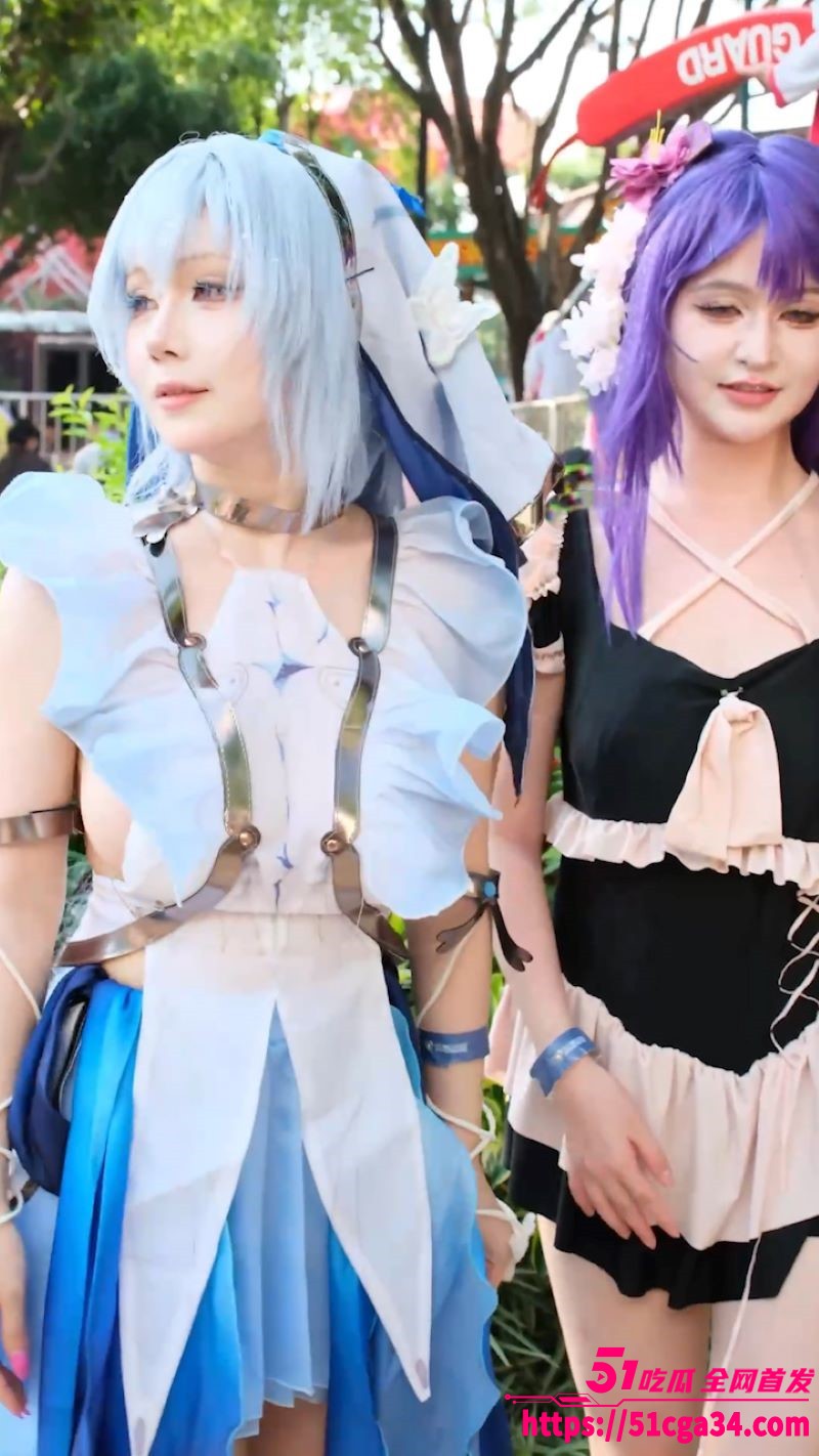 广州长隆二次元美少女泳装露奶 半露美乳性感指数无限飙升 火辣身材简直引爆眼球！ - 51吃瓜网-51吃瓜网
