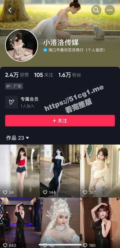 抖音 小洛洛传媒 腾讯会议私拍 飞机局+私拍 福利合集-51吃瓜网