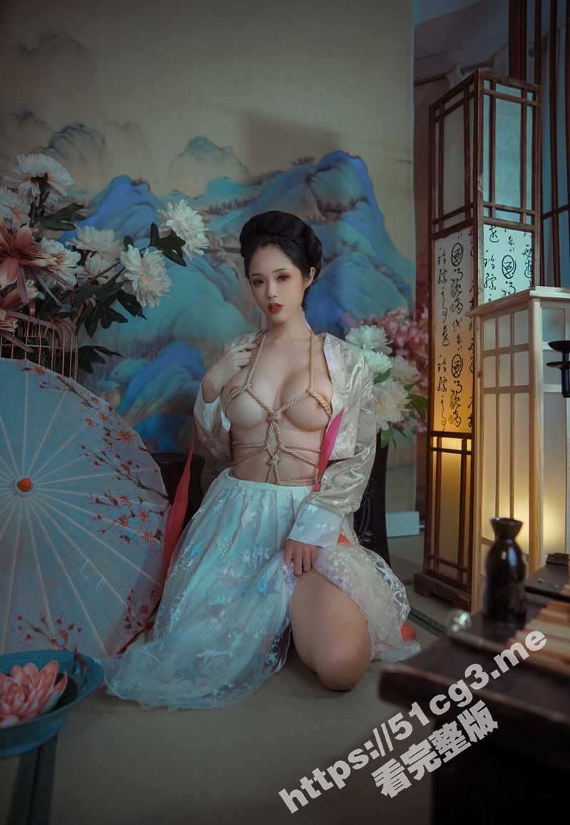 写真高清 钛合金TiTi 收费作品「霜花店」无内绳索捆绑的秘密 - 51吃瓜网-51吃瓜网